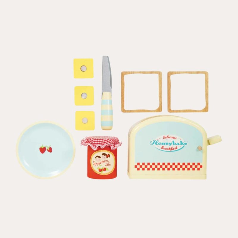 Pop-Up Toaster And Breakfast Set Educational Toys