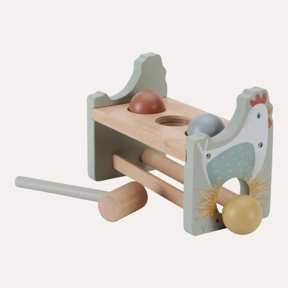 Pounding Bench With Rolling Balls – Little Farm Educational Toys