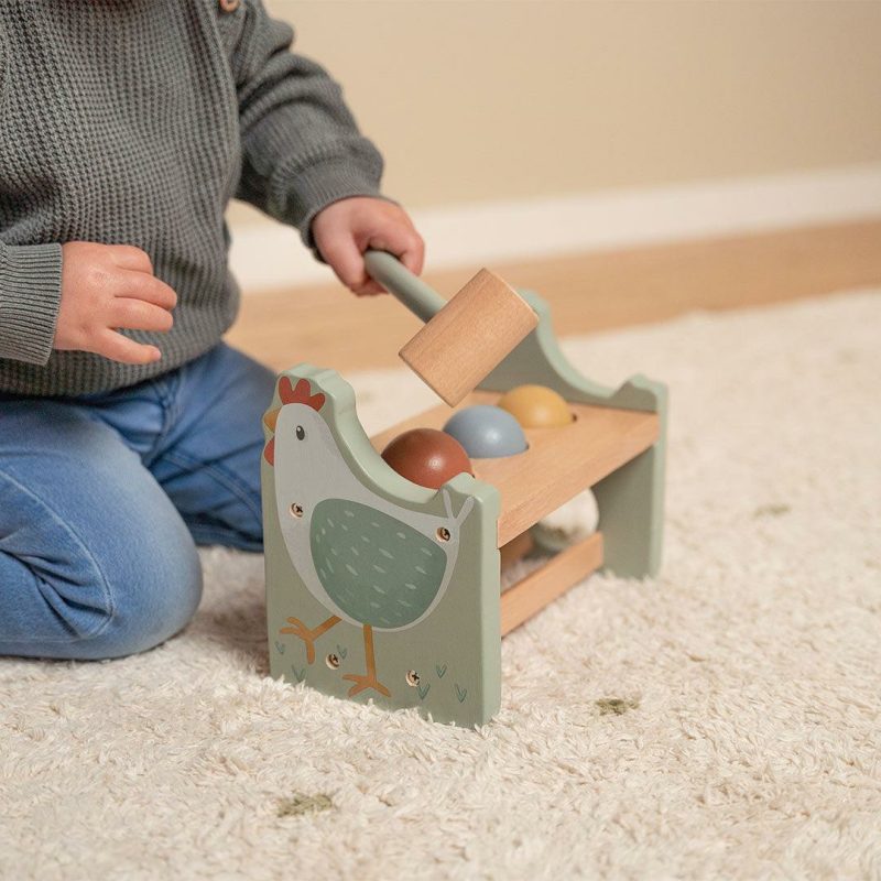 Pounding Bench With Rolling Balls – Little Farm Educational Toys