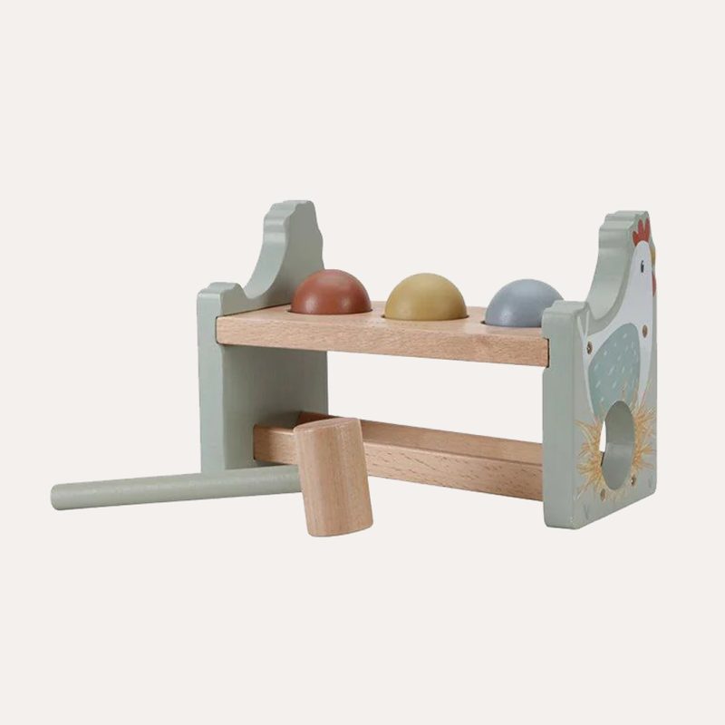 Pounding Bench With Rolling Balls – Little Farm Educational Toys