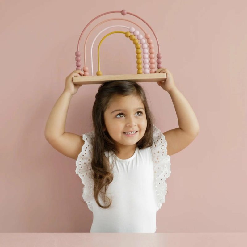 Rainbow Abacus – Pink Educational Toys