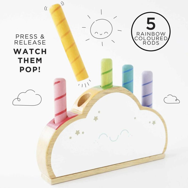 Rainbow Cloud Pop Activity Toys