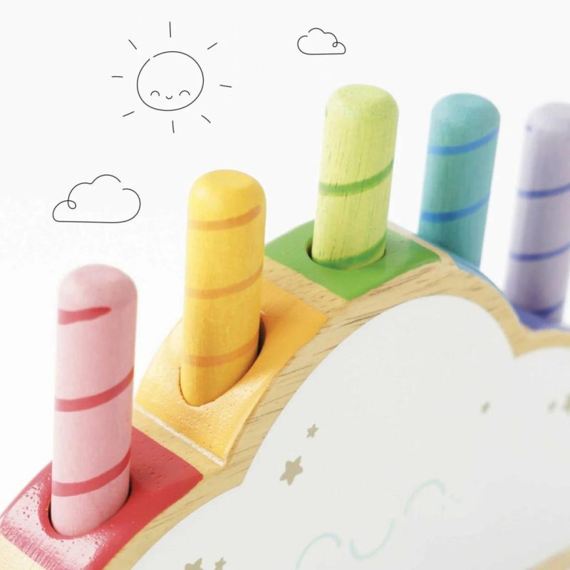 Rainbow Cloud Pop Activity Toys