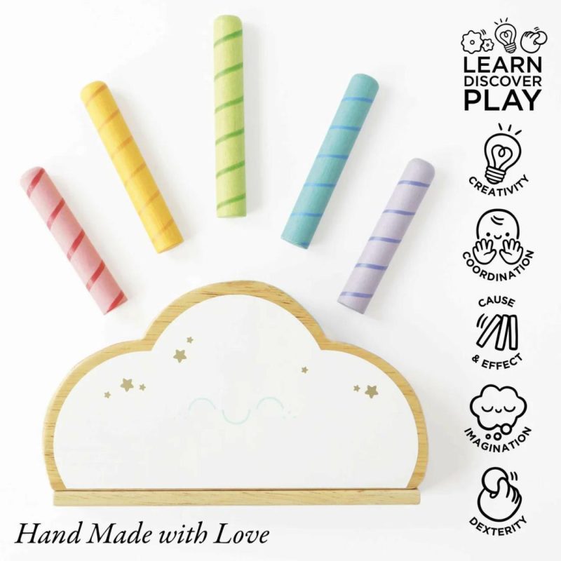 Rainbow Cloud Pop Activity Toys