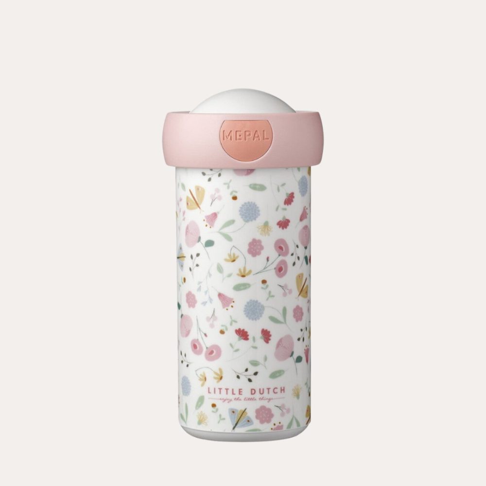 School Drinking Cup 300Ml – Flowers & Butterflies Meal Time