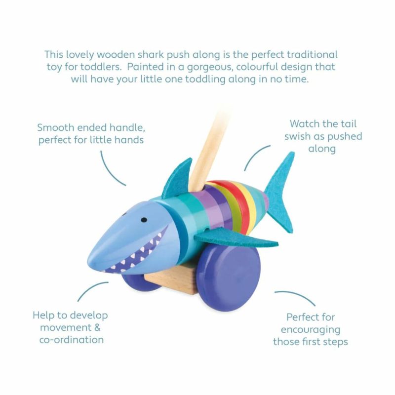 Shark Boxed Push Along Educational Toys