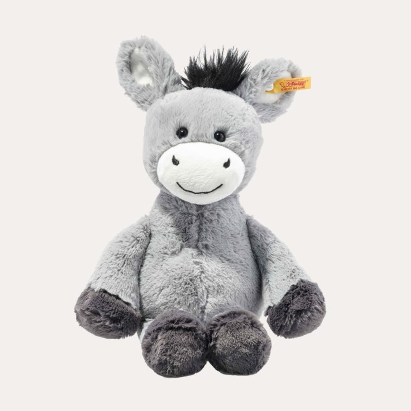 Soft Cuddly Friends Dinkie Donkey Grey 30Cm Nursery & Baby