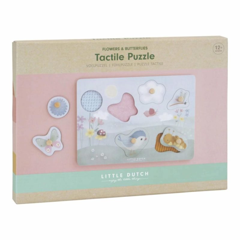 Tactile Puzzle – Flowers & Butterflies Educational Toys