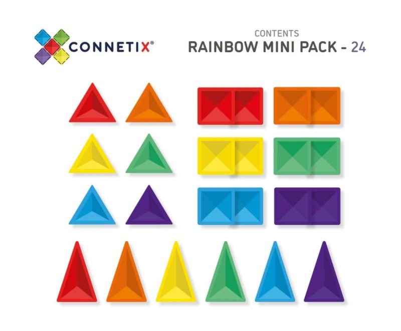 Tiles Rainbow Mini Pack (24 Pcs) Activity Toys