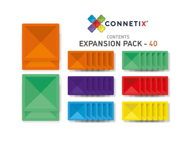 Tiles Square Expansion Pack (40 Pcs) Activity Toys