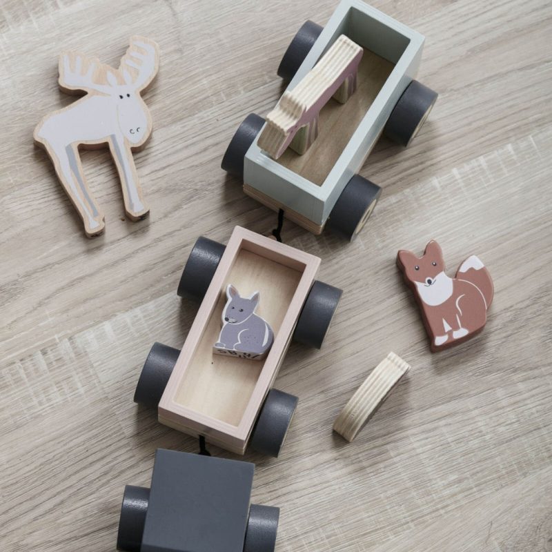 Train With Animals Educational Toys