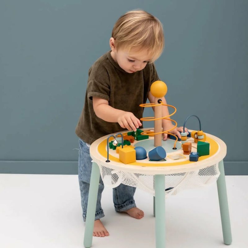 Wooden Activity Table Educational Toys