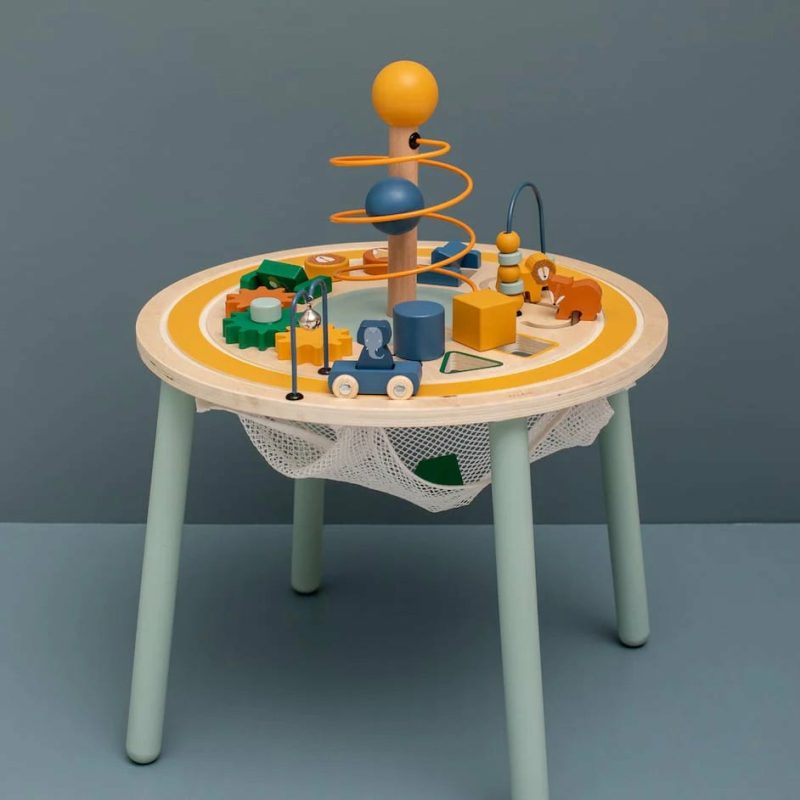 Wooden Activity Table Educational Toys