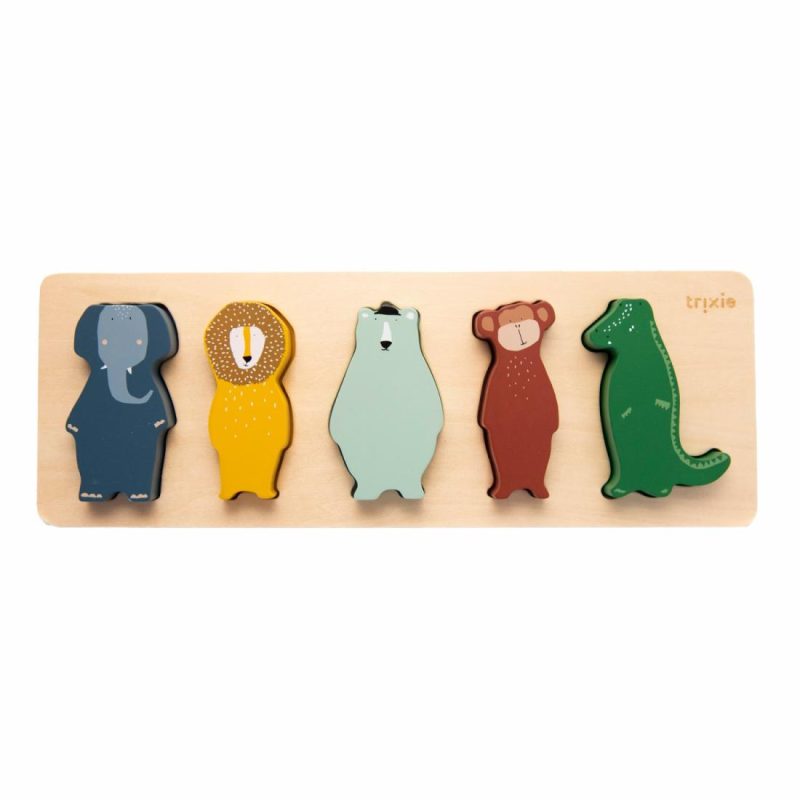 Wooden Animal Shape Puzzle Activity Toys