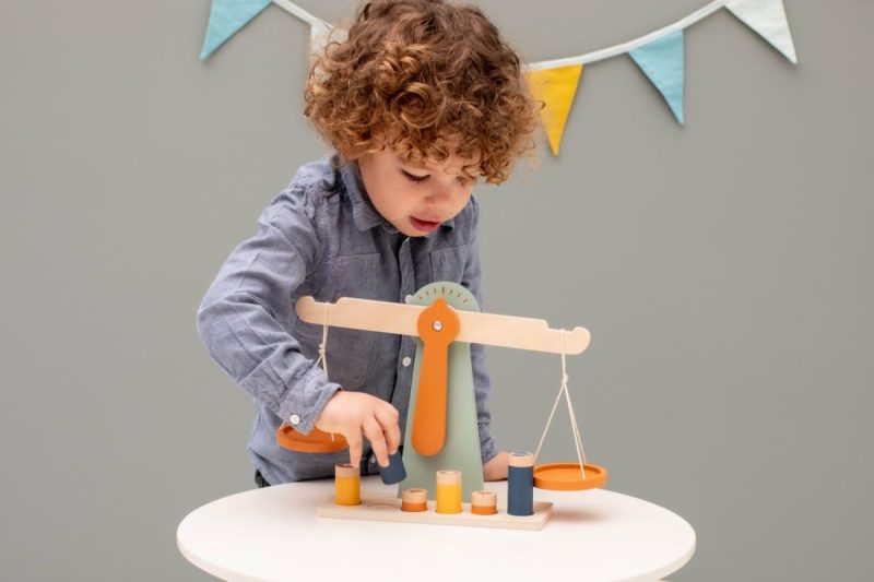 Wooden Construction Crane Educational Toys