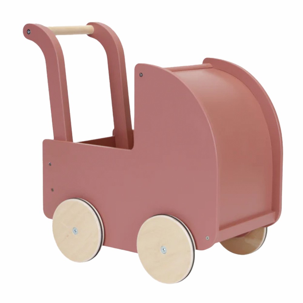 Wooden Doll Pram Activity Toys