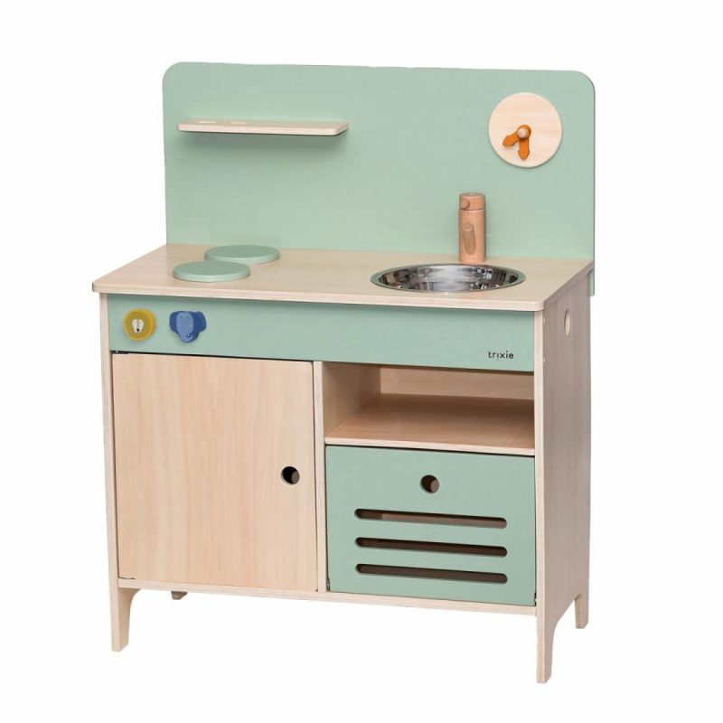 Wooden Play Kitchen Educational Toys