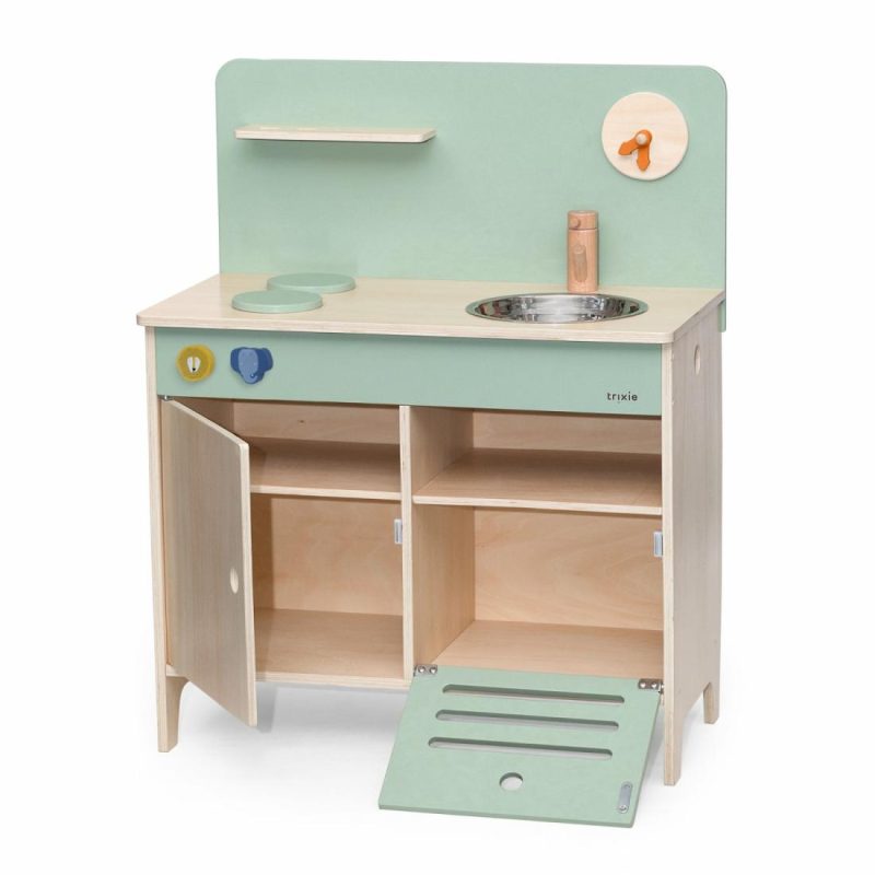 Wooden Play Kitchen Educational Toys