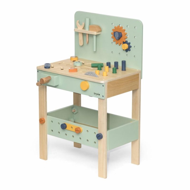 Wooden Play Work Bench Educational Toys