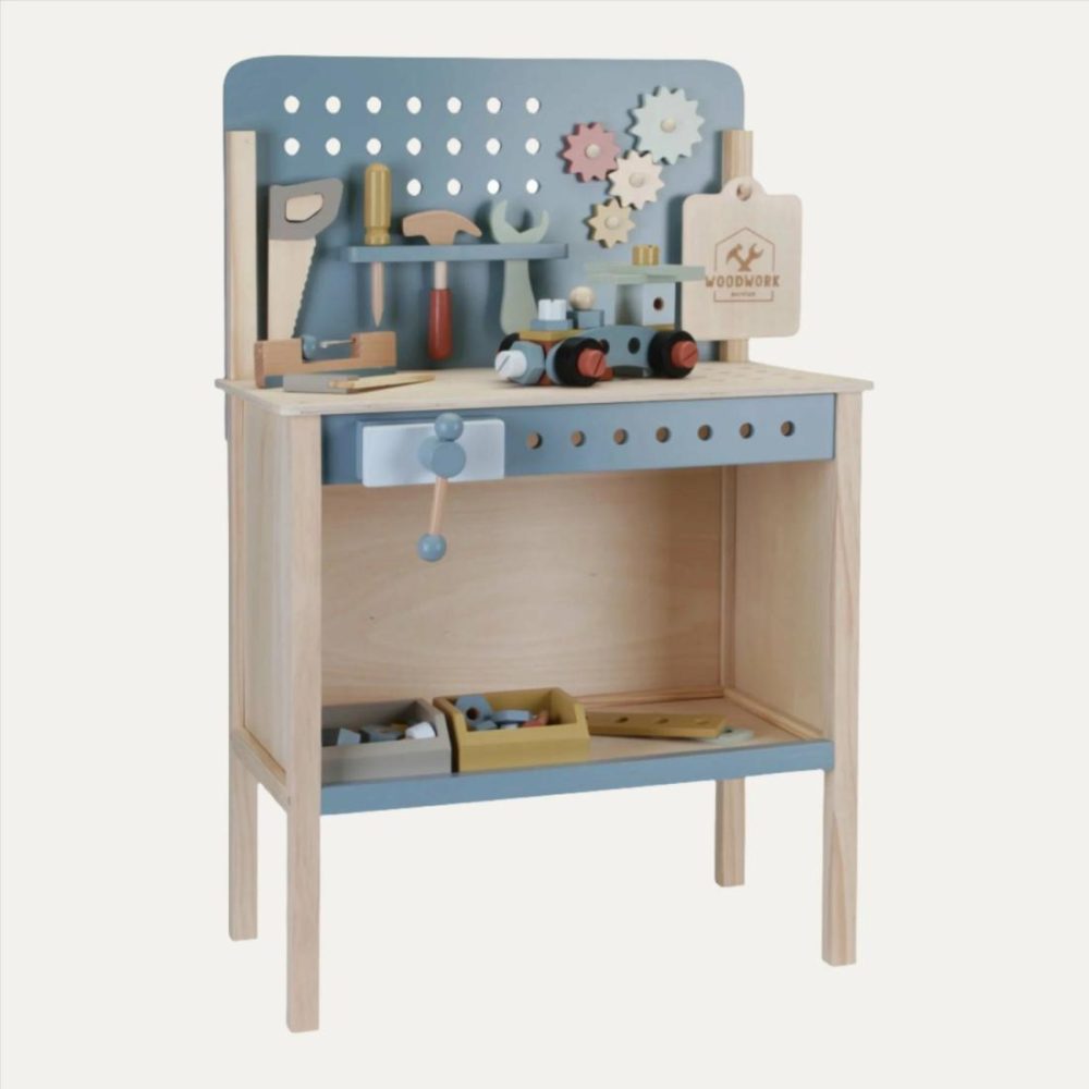 Wooden Tool Play Workbench Educational Toys