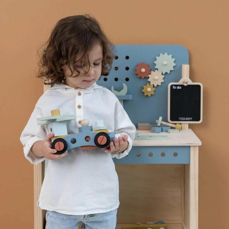 Wooden Tool Play Workbench Educational Toys