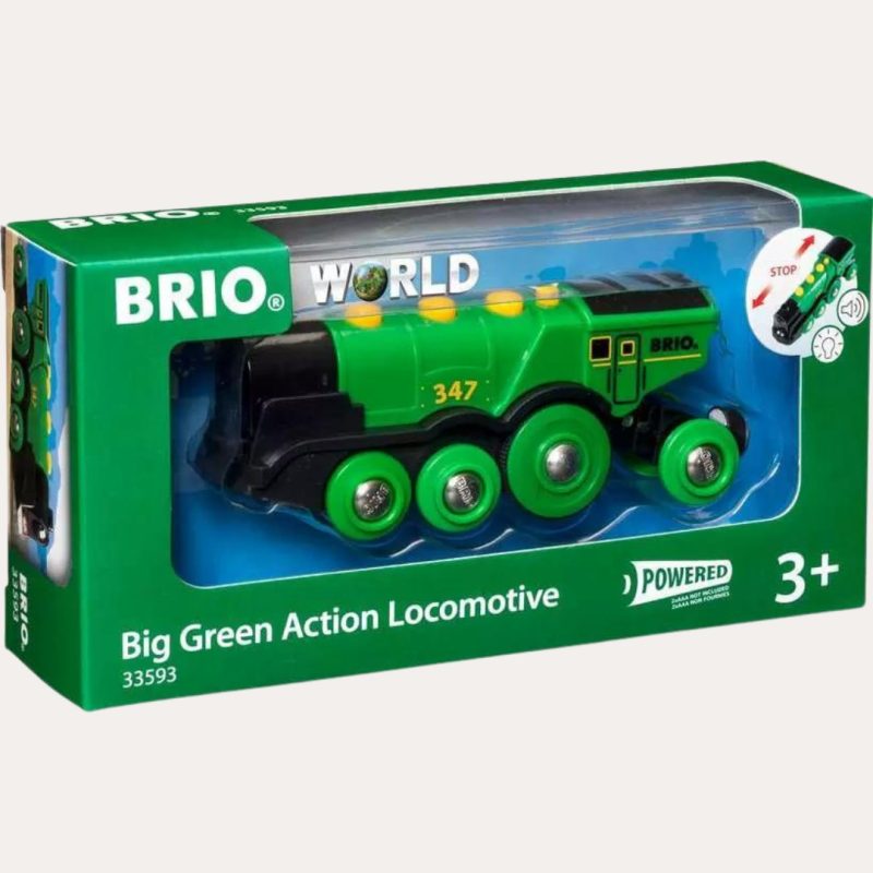 World Big Green Action Locomotive Cars, Planes & Transport