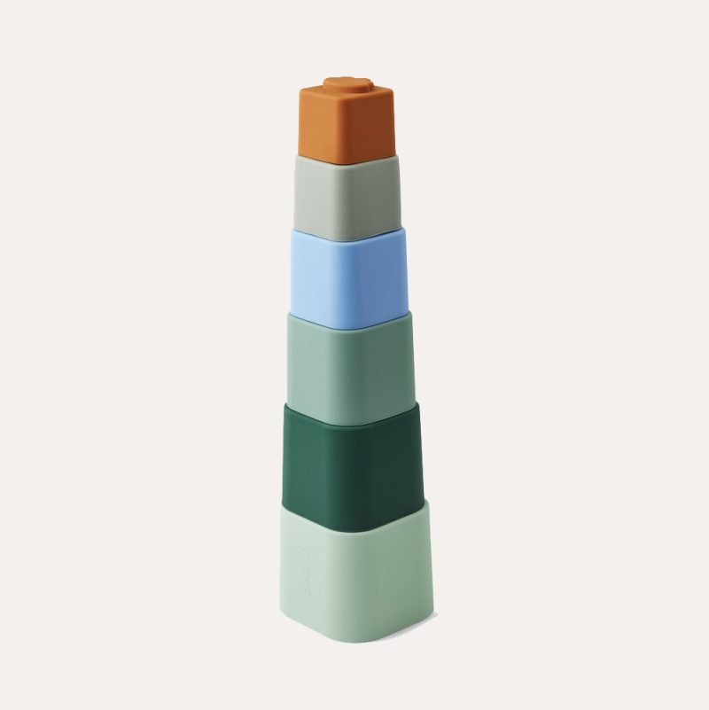 Zuzu Stacking Cups – Dove Blue Activity Toys