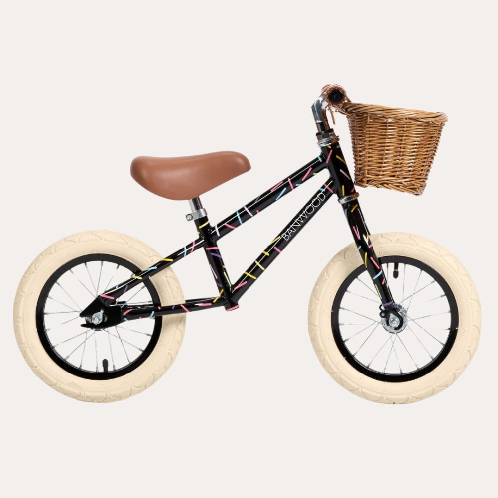 Balance Bike Vintage X Marest – Allegra Black Activity Toys