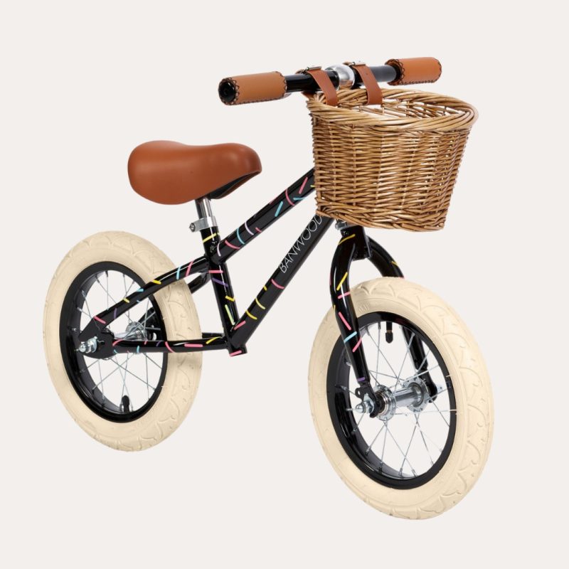 Balance Bike Vintage X Marest – Allegra Black Activity Toys