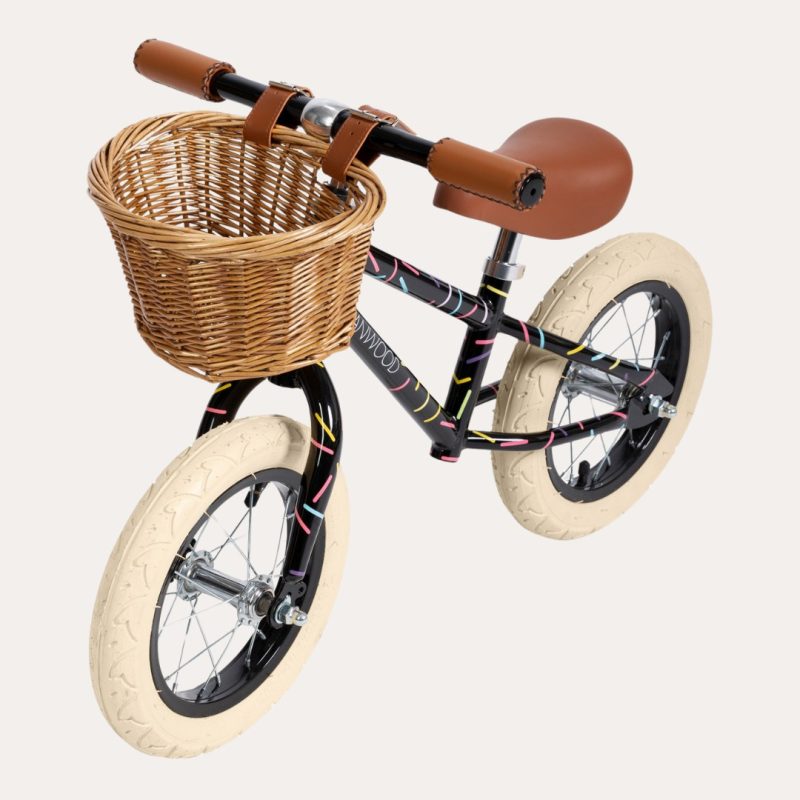 Balance Bike Vintage X Marest – Allegra Black Activity Toys