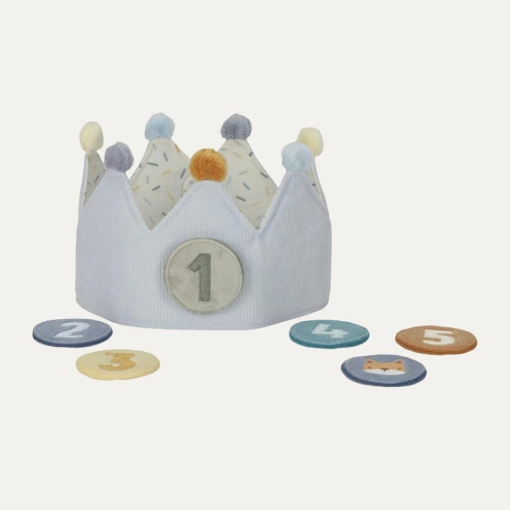 Birthday Crown With Numbers – Blue Nursery & Baby