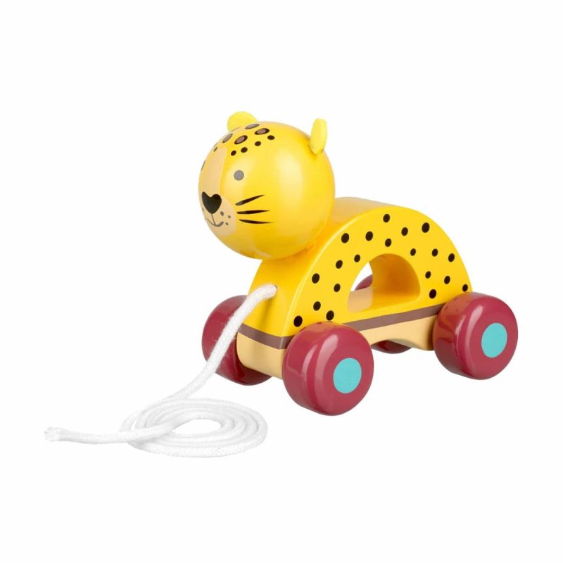 Leopard Pull Along Educational Toys