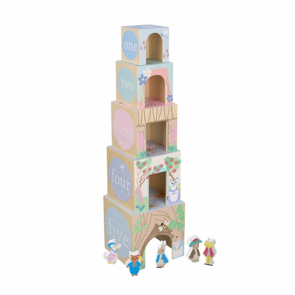 Peter Rabbit™ Wooden Stacking Cubes Activity Toys