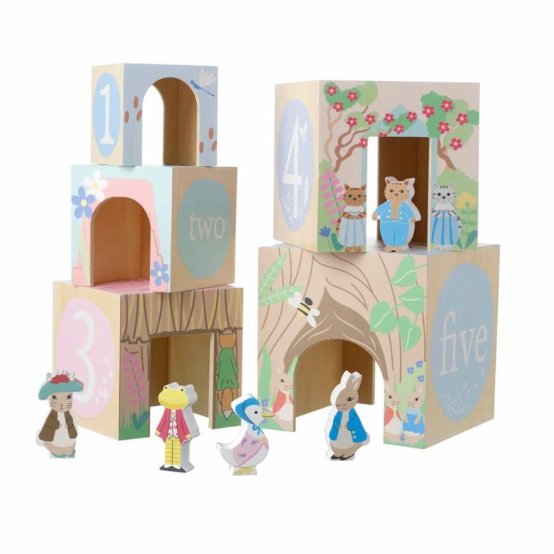 Peter Rabbit™ Wooden Stacking Cubes Activity Toys