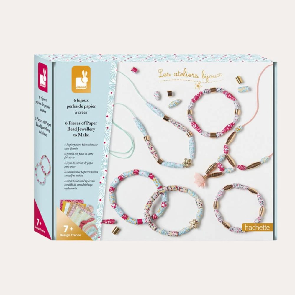 6 Pieces Of Paper Bead Jewellery To Make Books