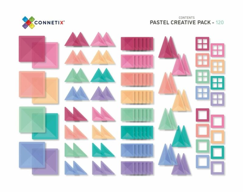 Tiles Pastel Creative Pack (120 Pcs) Activity Toys